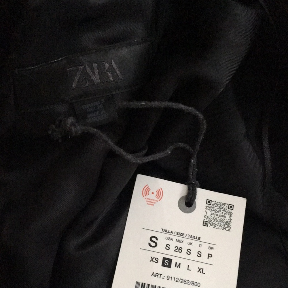 ZARA COAT DRESS WITH SASH ZW COLLECTION NWT SIZE SMALL - Picture 7 of 7